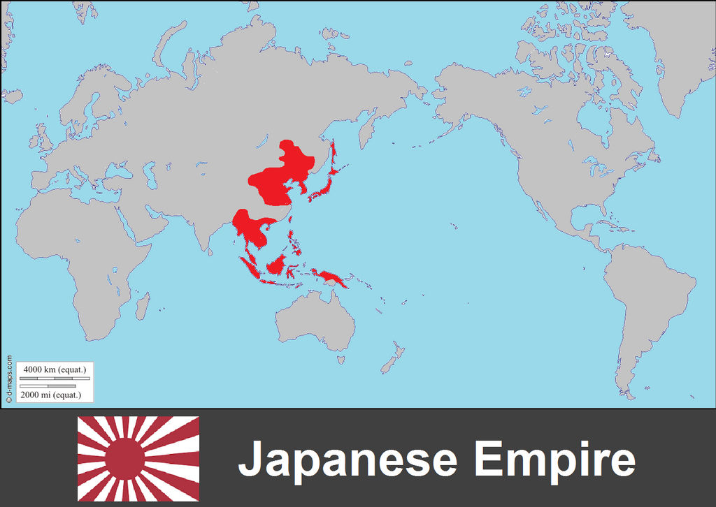 Japanese Empire At Its Height By Overtronxxx On Deviantart