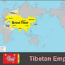 Greater Tibetan Empire (Labeled With Territories)