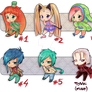 Adopt [OPEN 2/6] 5$ | Chibi Girls and Boys