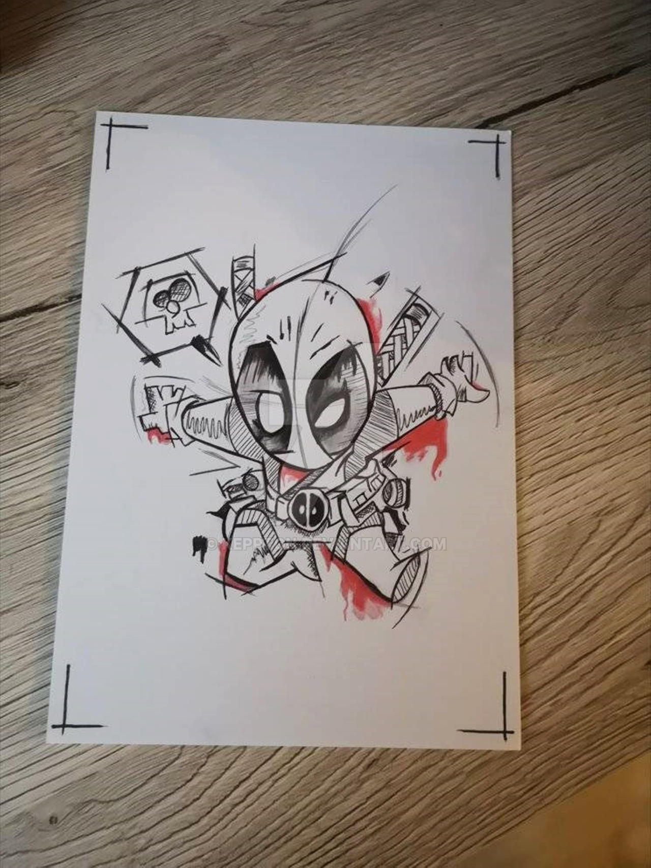 Deadpool (Drawing) by Keppton on DeviantArt