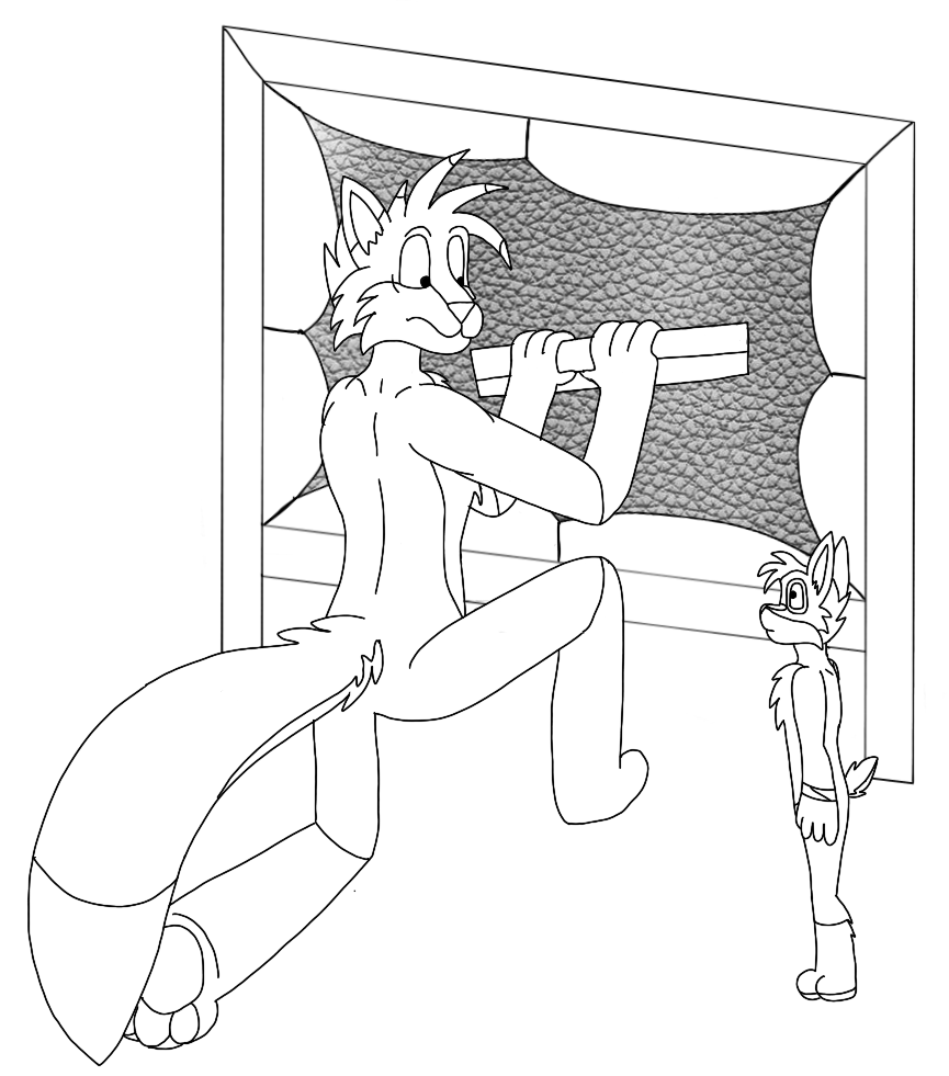 Inktober Day 26 - Hide