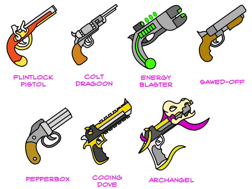 Halphas' Pistols