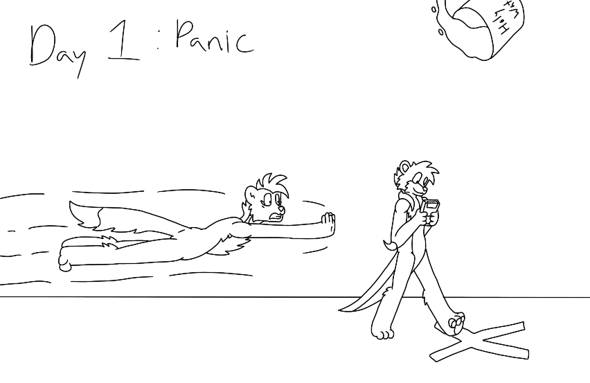 Atlus Artober Day 1 - Panic
