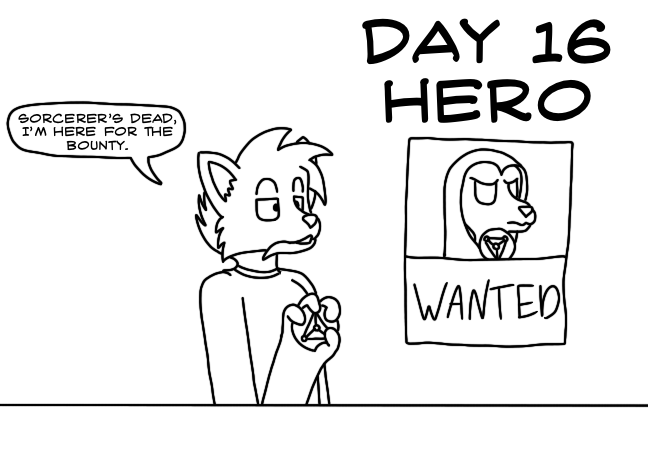 Atlus Artober Day 16 - Hero