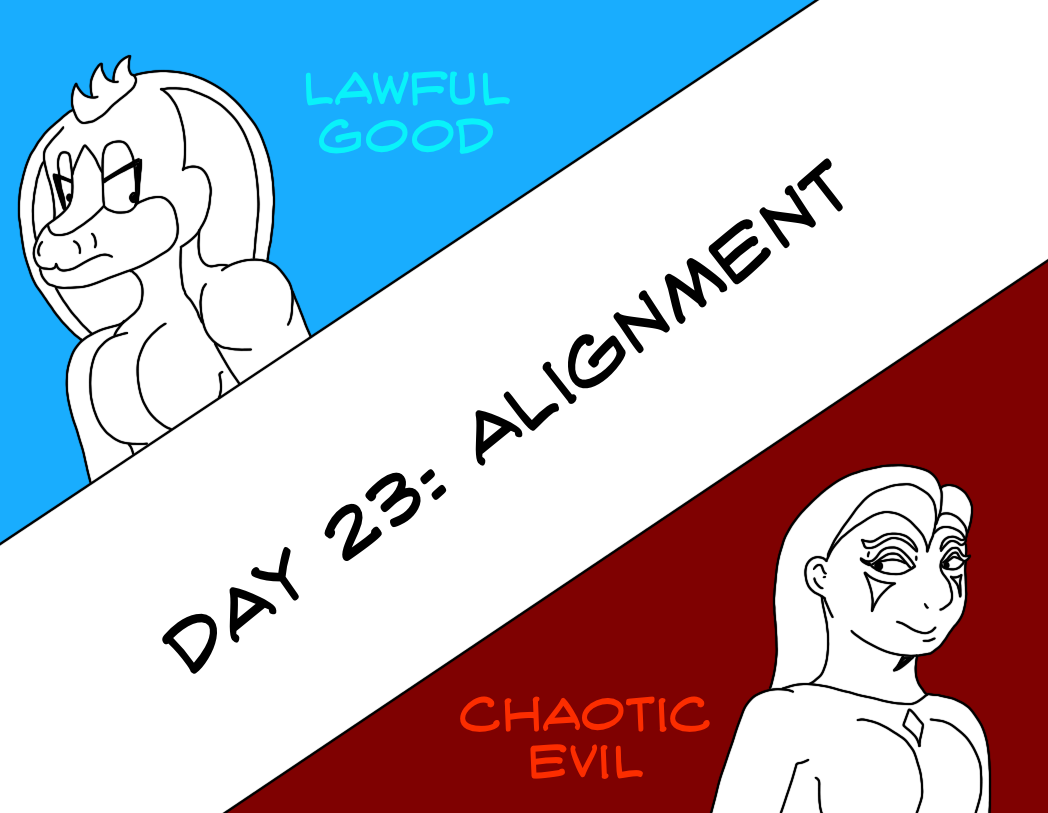 Atlus Artober Day 23 - Alignment