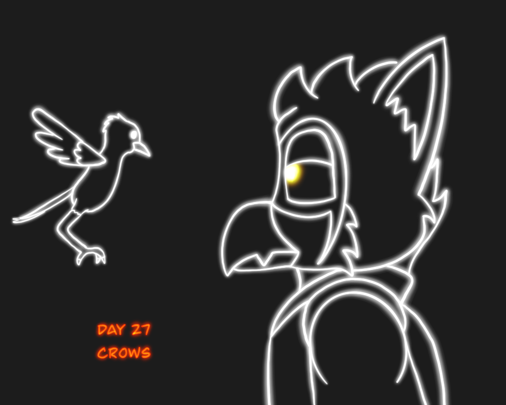 Darktober Day 27 - Crows