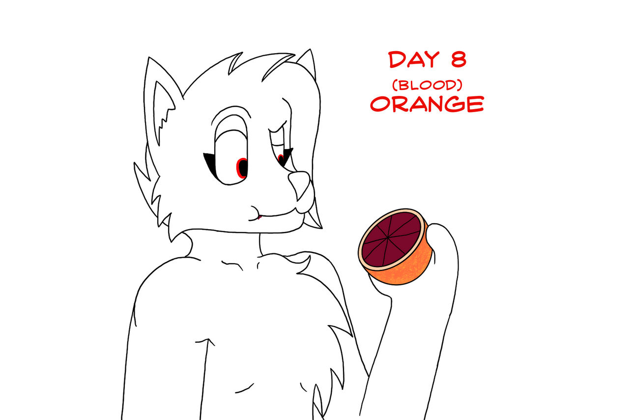 Drawtober Day 8 - Orange