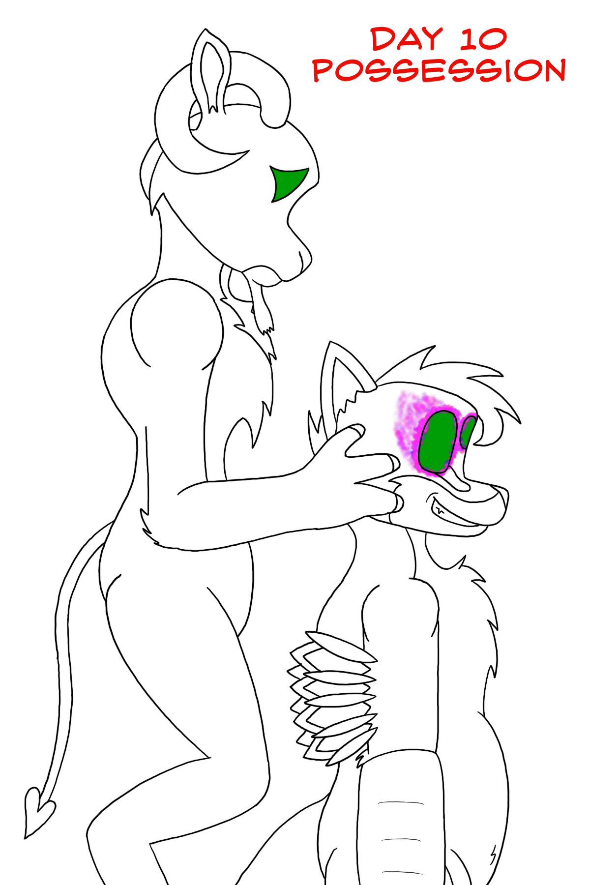 Drawtober Day 10 - Possession