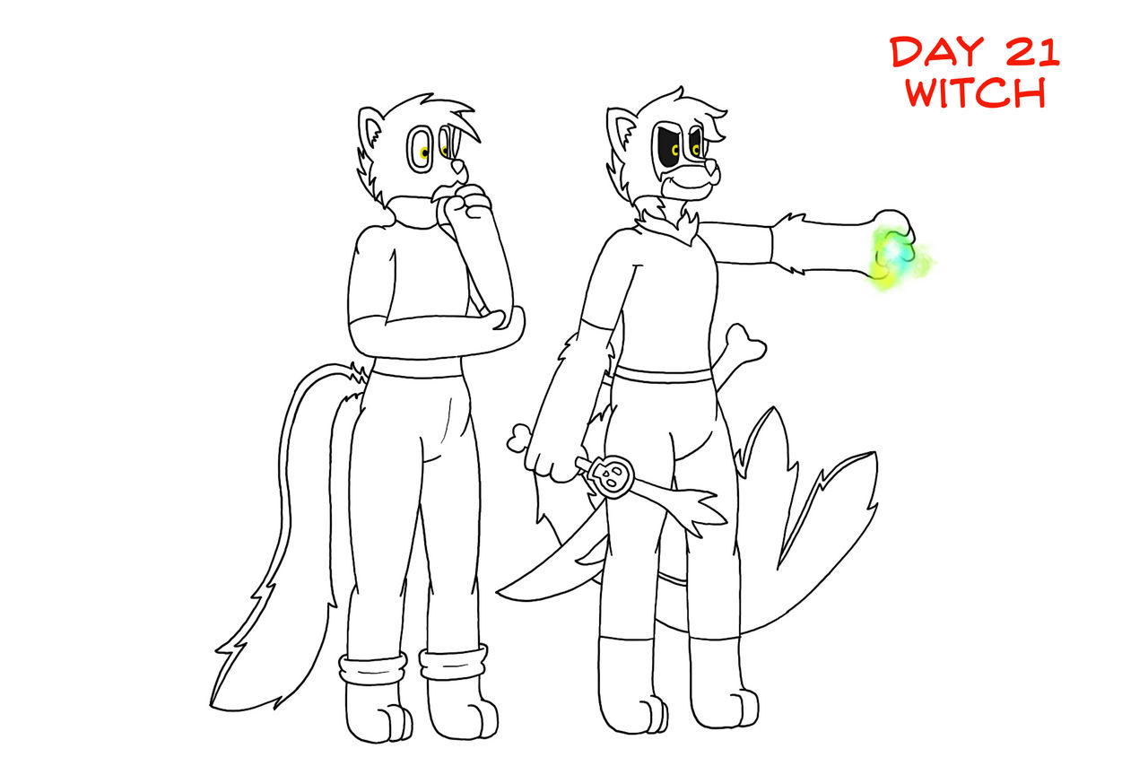Drawtober Day 21 - Witch