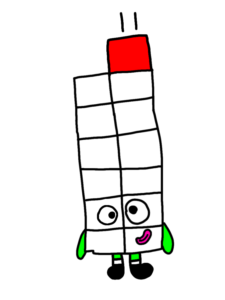 Numberblocks Eleven (with my program style rigs) by MurphyThePirateGirl ...