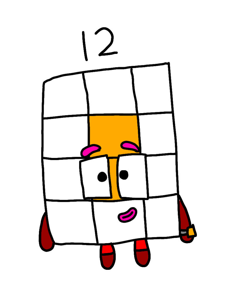 Numberblocks Rigs Numberblocks Twelve (with my program style rigs) by MurphyThePirateGirl ...