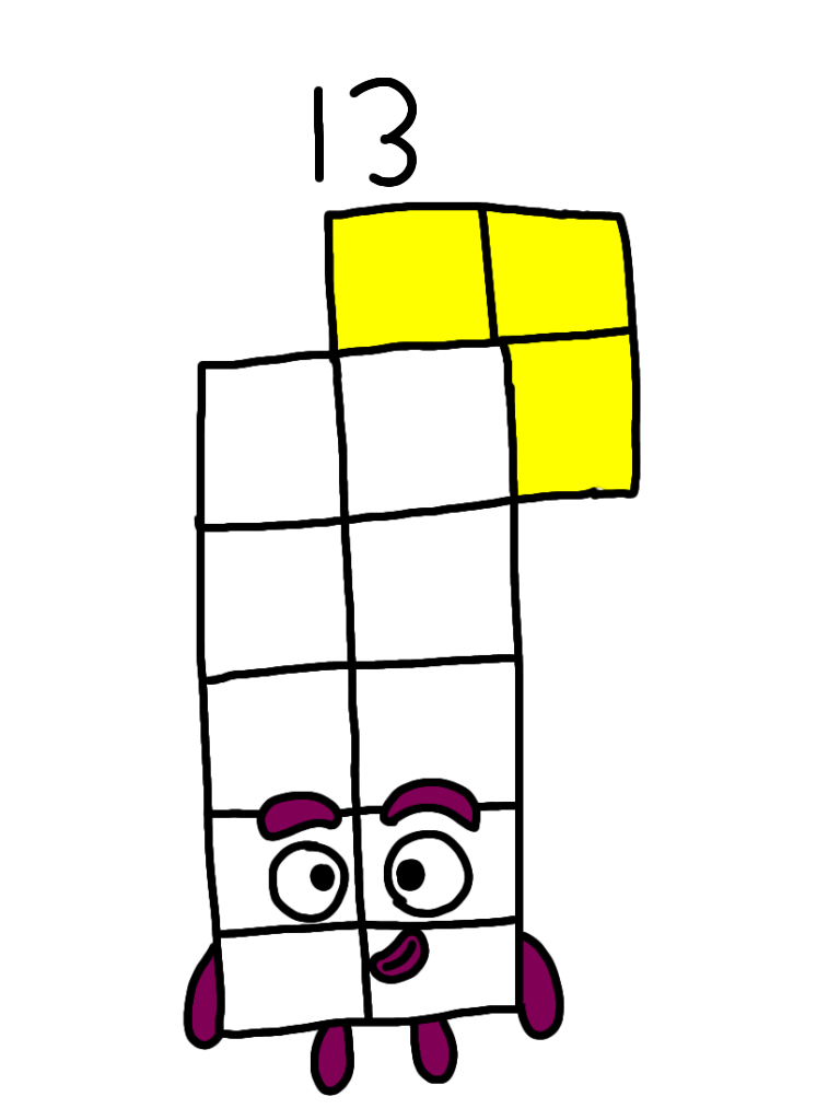 Numberblocks Thirteen (with my program style rigs) by ...
