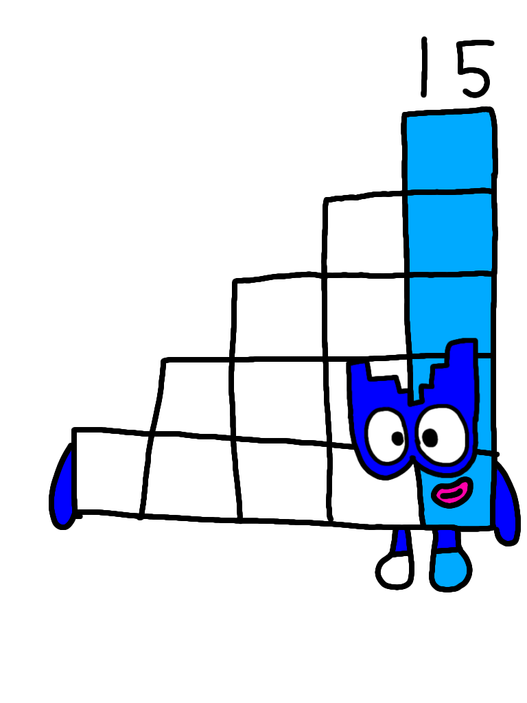 Numberblocks Rigs Numberblocks Fifteen (with my program style rigs) by ...