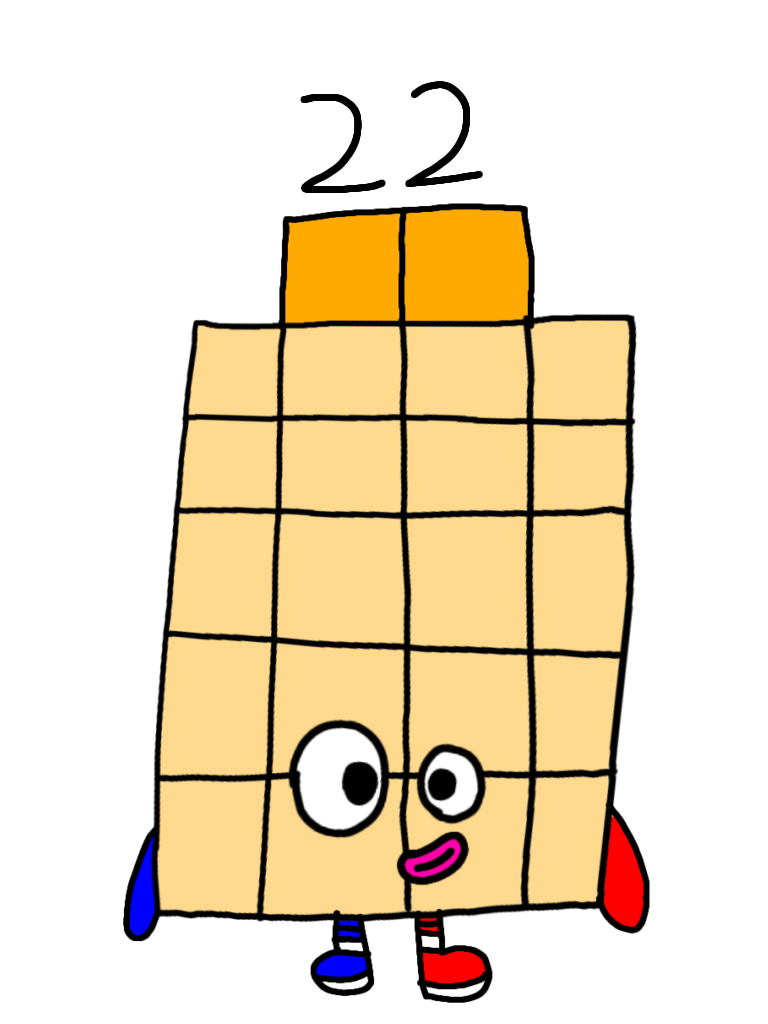 Numberblocks Rigs Numberblocks Twenty-Two (with my program style rig by ...