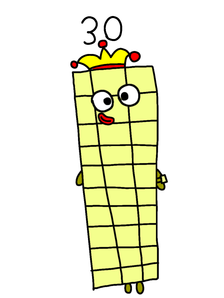 Numberblocks Thirty (with my program style rigs) by MurphyThePirateGirl ...