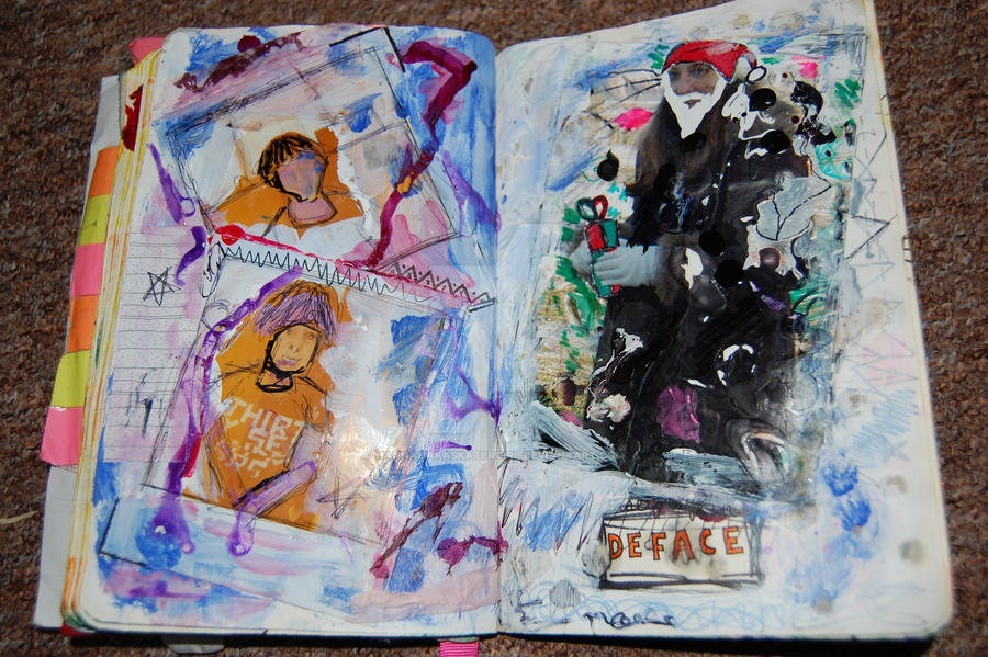 Wreck This Journal:Deface by hannahakaskatergirl on DeviantArt