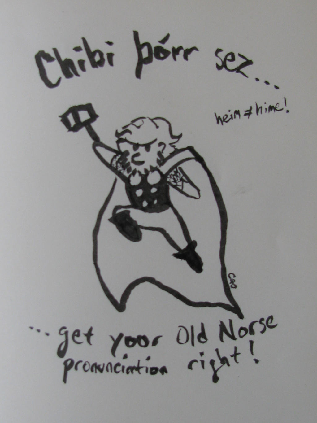 Chibi Thor on Pronunciation