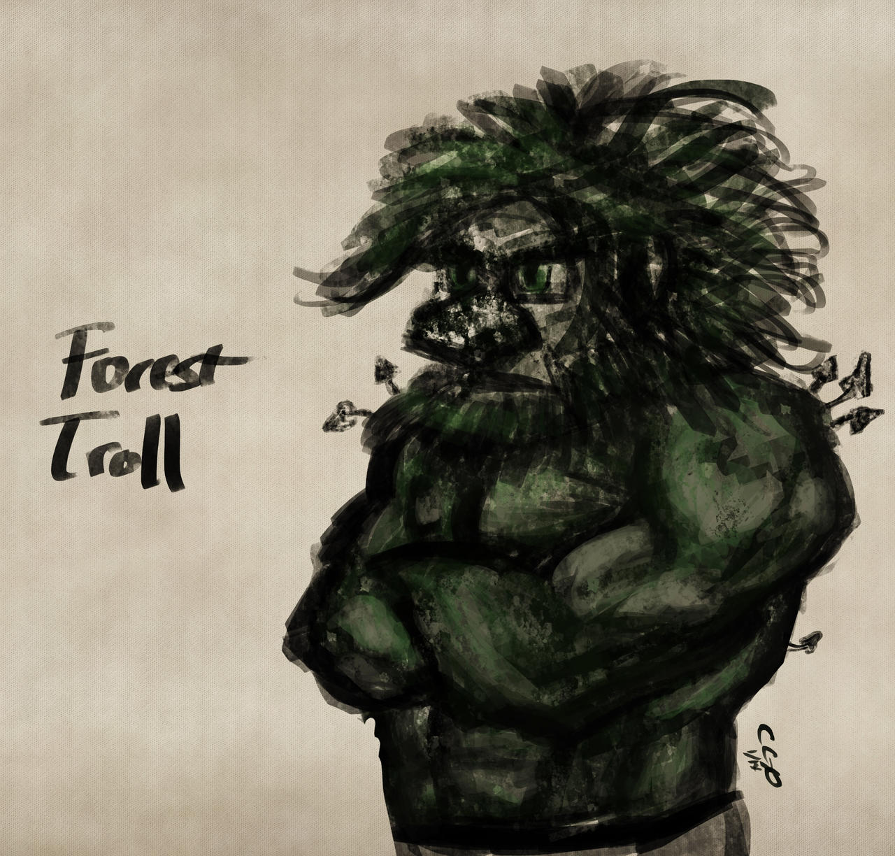Forest Troll Sketch