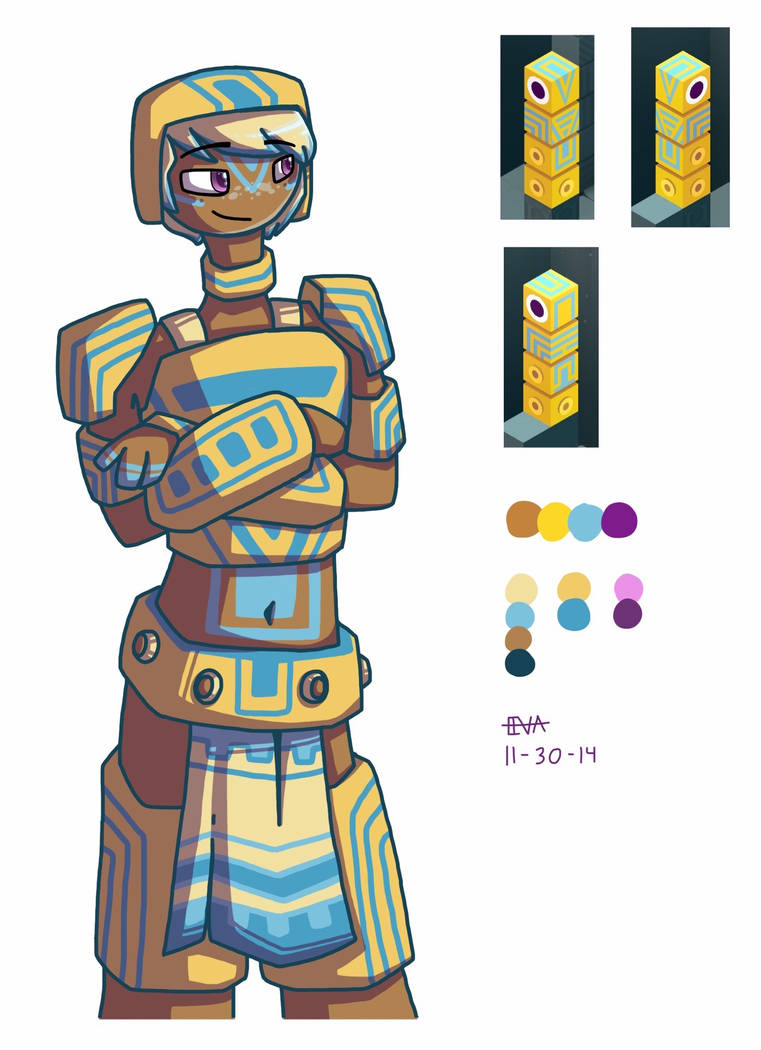Humanoid Reference Humanoid!Totem Reference by evaceratops on DeviantArt
