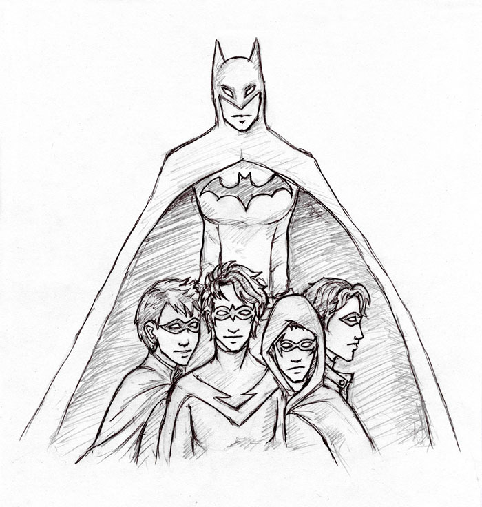 Batman and his Robins