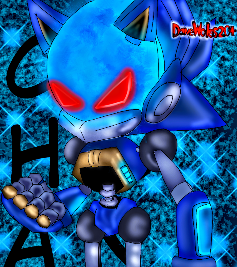 Sonic Prime - Chaos (Metal) Sonic by Brokenhollowglass on DeviantArt