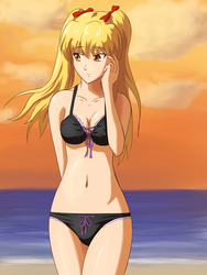 Eri at the Beach