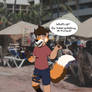 Just a normal vacation day on the resort... right?