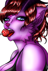 my oc hellcat/succubus again because hey- why not