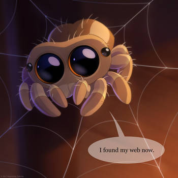 Lucas the spider FanArt - video below by Sythgara