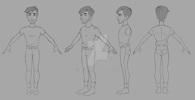 Boy character my girl character, for animation.