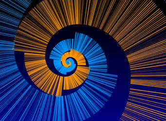 Fibonacci Spiral - Flash Art by Rahzizzle
