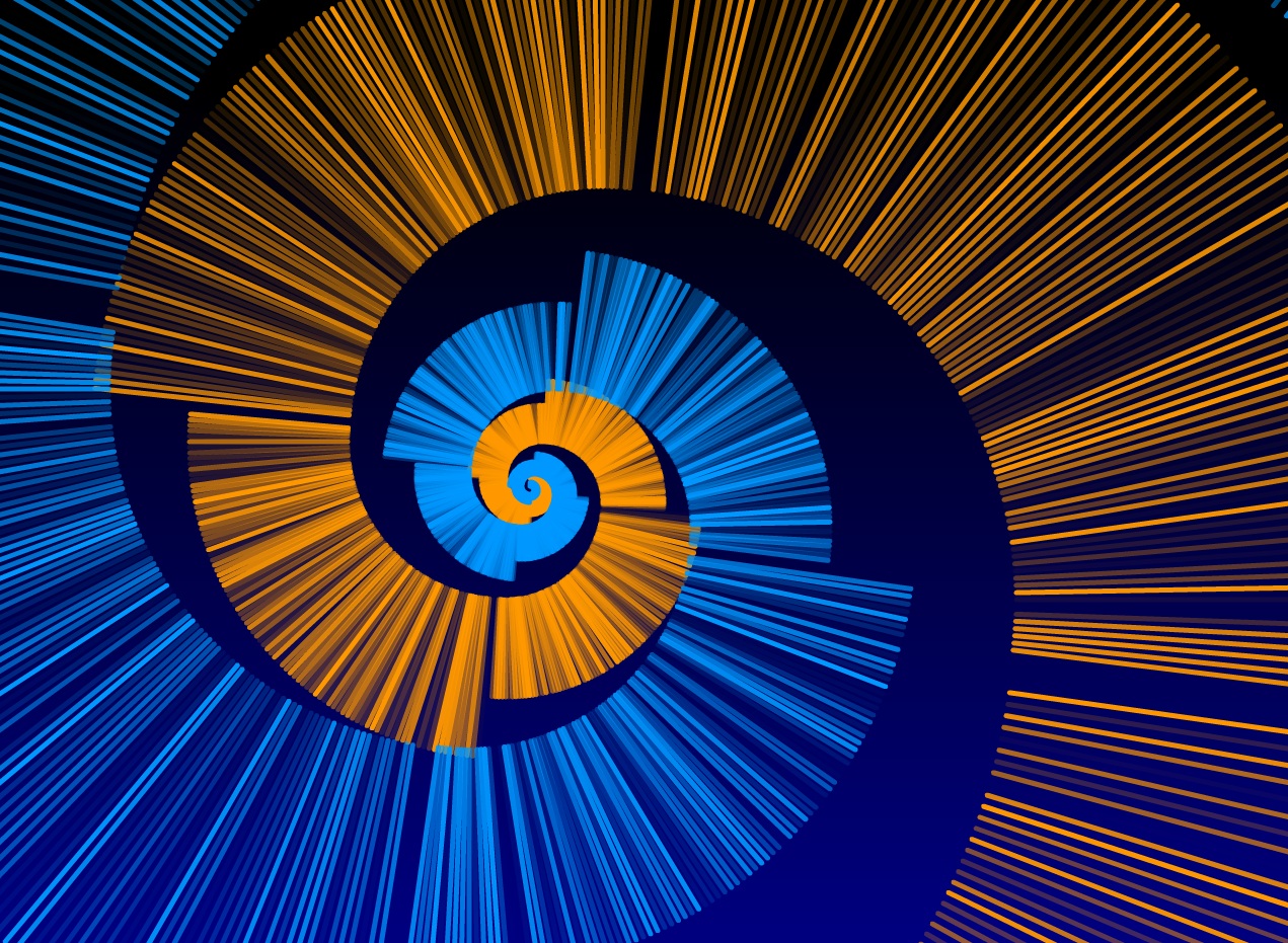 Fibonacci Spiral - Flash Art