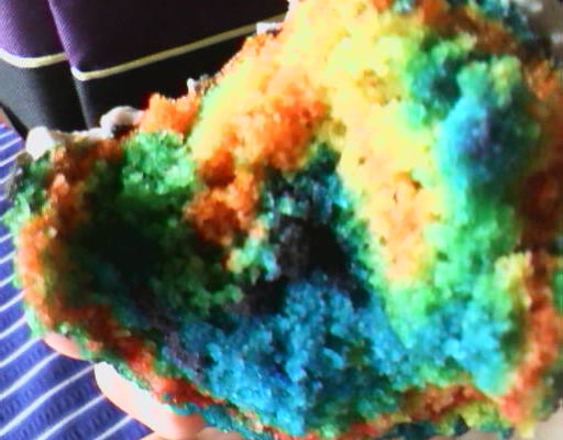 Rainbow Cupcake