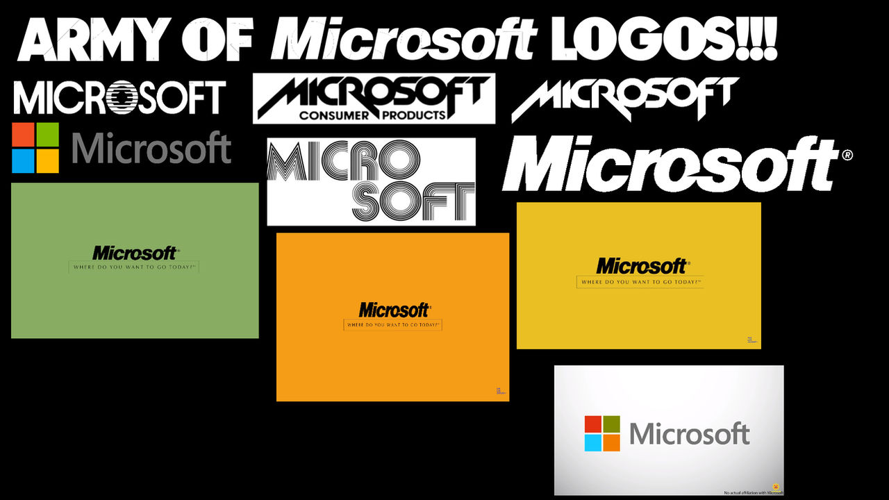 Army of Microsoft Logos by jacobcaceres on DeviantArt