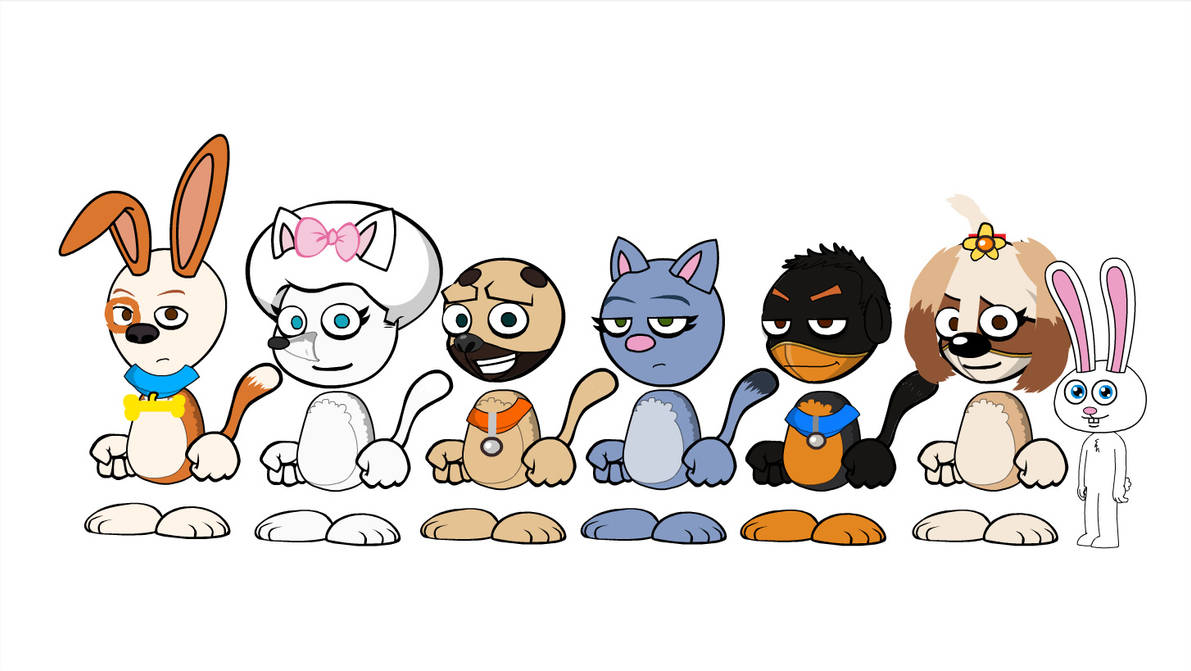 I made TSLoP Characters in Wrapper Offline by jacobcaceres on DeviantArt