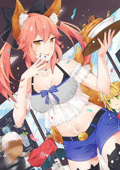 Tamamo and Pancakes!