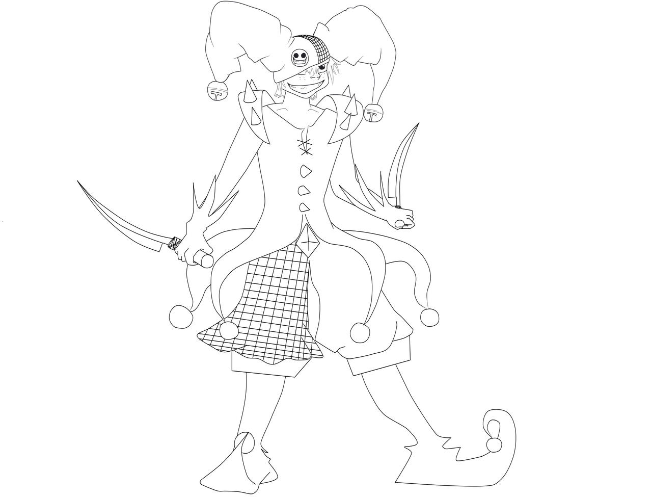 League of Legends: Shaco Lineart by YangaFox on DeviantArt