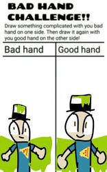 bad hand and good hand challenge