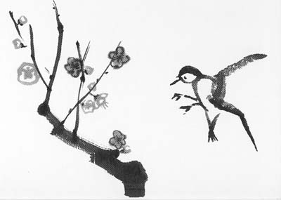 Sumi-e Hummingbird