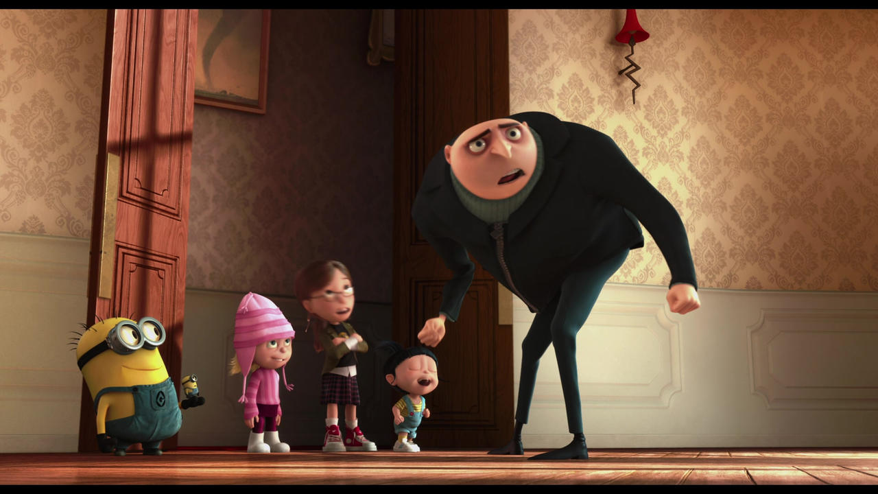 What are gru and the minions watching by DracoAwesomeness on DeviantArt