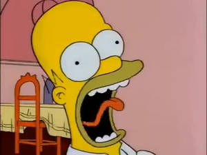 Homer Screaming Face