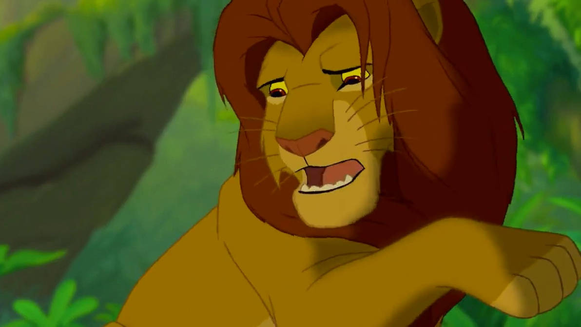 Adult Simba Saying Stop That by futdiversoesrj on DeviantArt