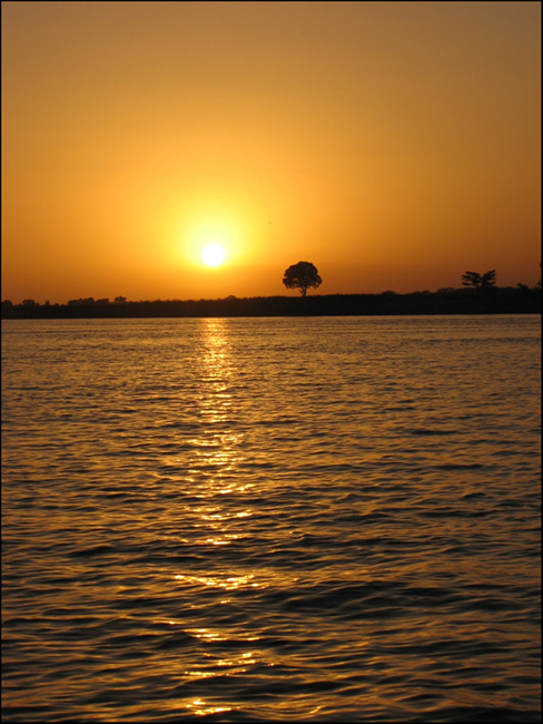 Sunrise over the Niger