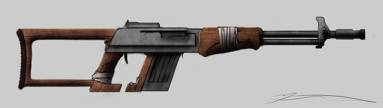 Deviantart Assault Rifle Assault rifle concept by Qazerr on DeviantArt