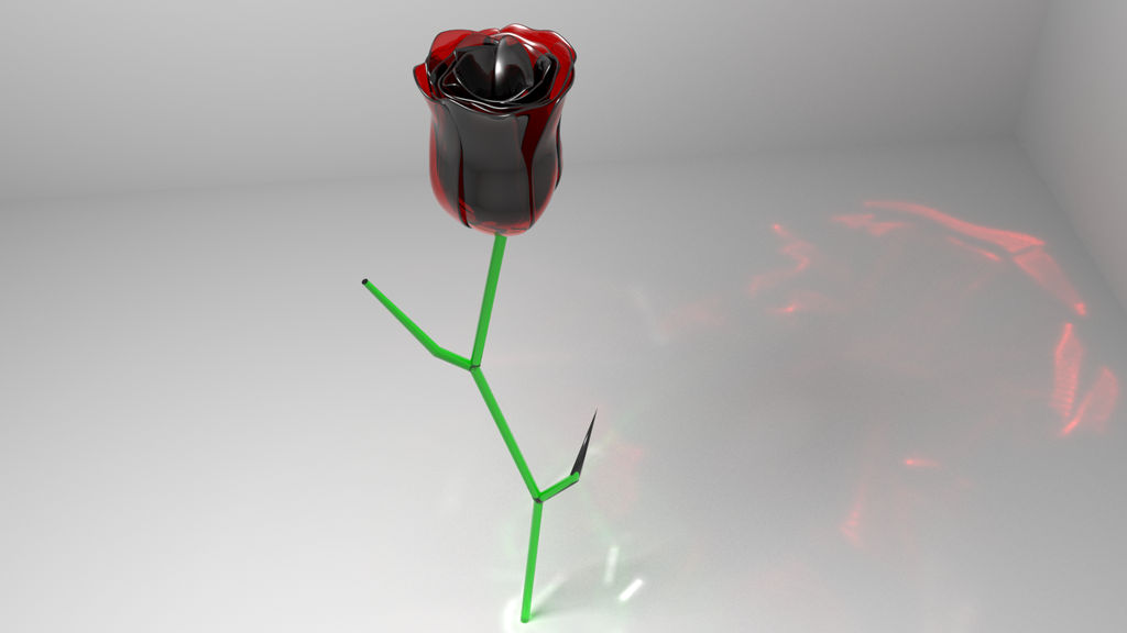 Glass Rose 1