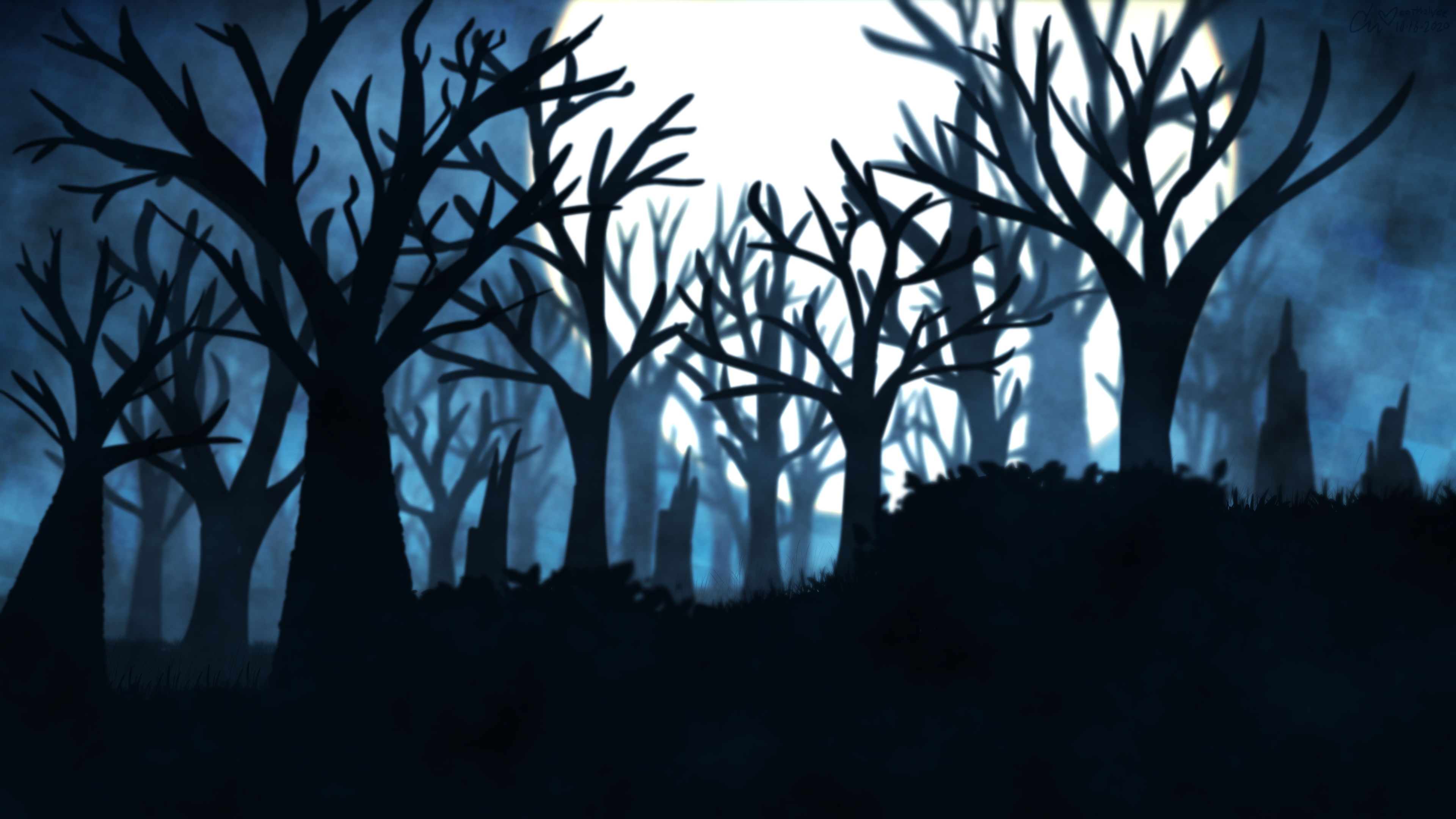 Foggy Forest Wallpaper by CaikSlyce on DeviantArt