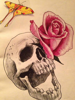 Skull and Rose