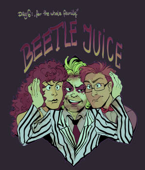 old inktober - beetlejuice