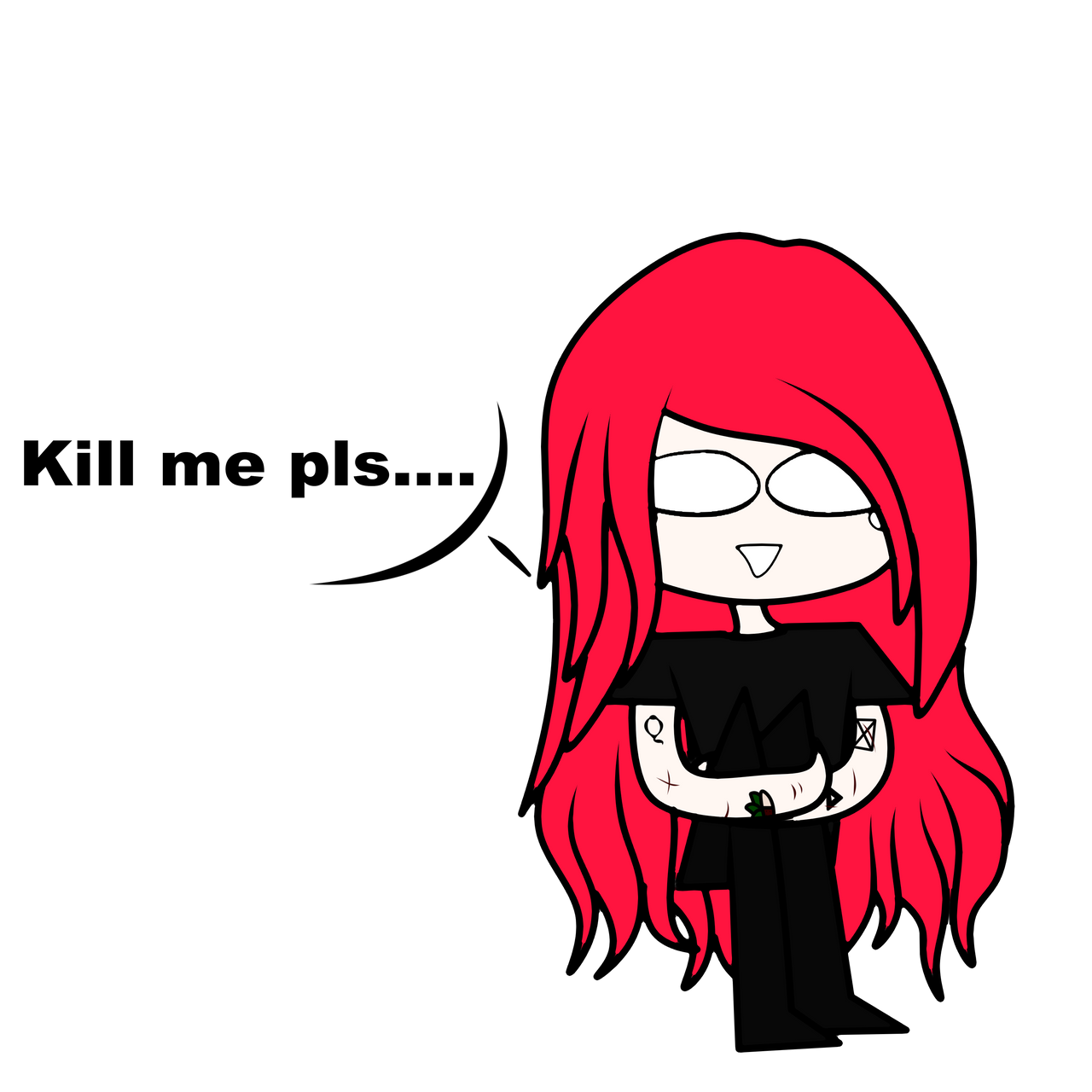 Today Is My Birthday Kill Me Pls By Lighta The Wolf On Deviantart