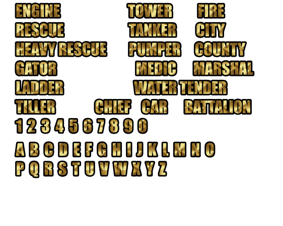 Deere County Fire Rescue Lettering by FireRescue12 on DeviantArt